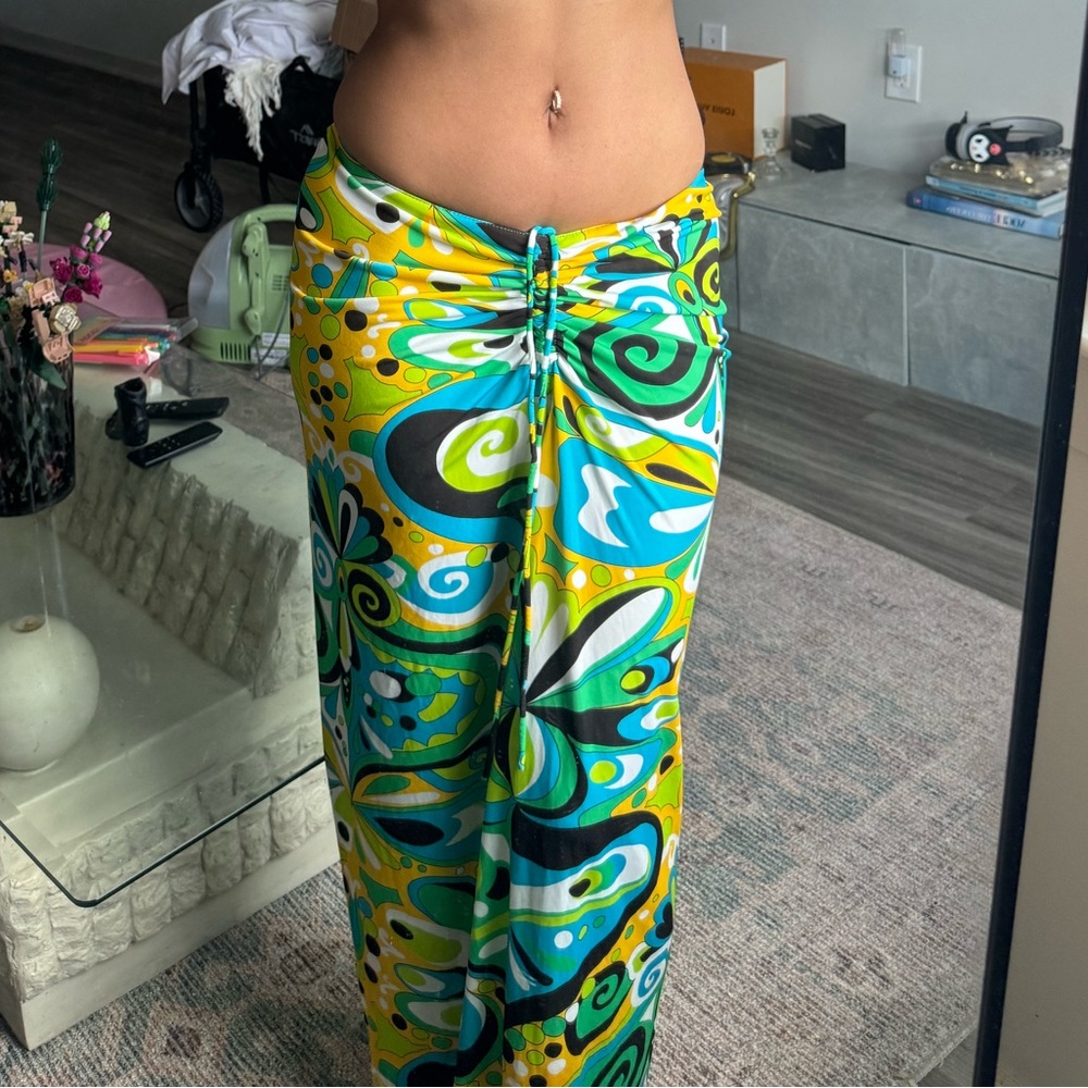 Zara low rise maxi skirt